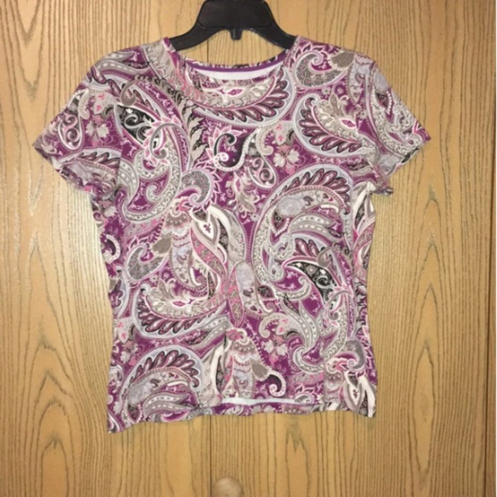Paisley Print Top